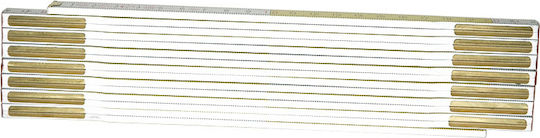 Stanley 0-35-458 Wooden Folding Ruler 2m