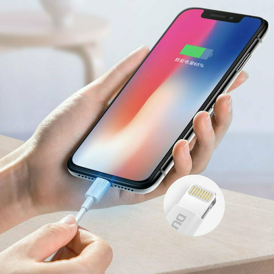 Dudao L1T USB 2.0 Kabel USB Typ-C männlich - USB-A Weiß 1m L1T