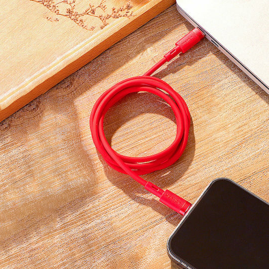 Joyroom S-1224N9 USB-C zu Lightning Kabel 20W Rot 1.2m