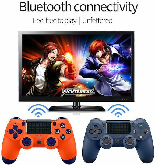 Doubleshock Ασύρματο Gamepad για PS4 Χρυσό