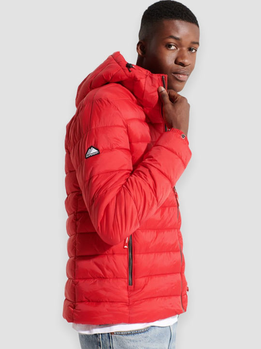 Geci Barbati Classic Fuji Iarna Puffer Roșu