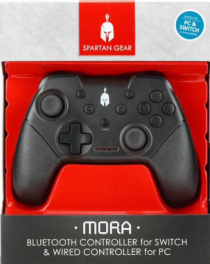 Spartan Gear Mora Bluetooth Controller Verkabelt für PC / Schalter Schwarz
