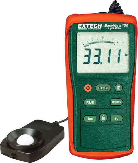 Extech EasyView Φωτόμετρο με Εύρος Μέτρησης έως 400000 Lux