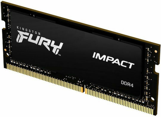 Kingston Fury Impact DDR4 32GB RAM με 2x16GB Modules και Ταχύτητα 3200 για Laptop