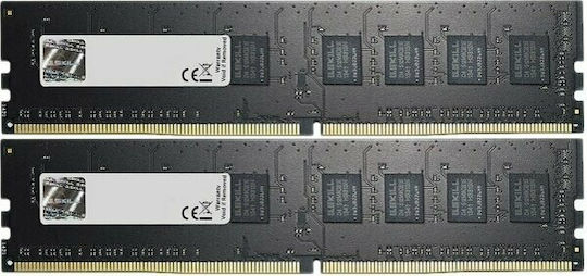 G.Skill Value 8GB DDR4 RAM with 2 Modules (2x4GB) and 2400 Speed for Desktop