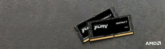 Kingston Fury Impact DDR4 με Module 1x32GB και Ταχύτητα 3200 για Laptop