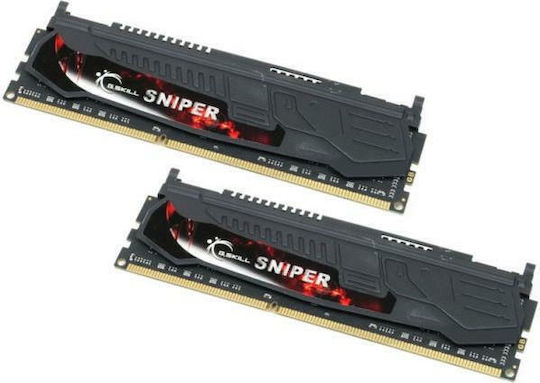 G.Skill Sniper DDR3 8GB RAM με 2x4GB Modules και Ταχύτητα 1866 για Desktop