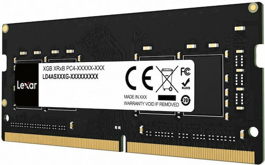 Lexar DDR4 με Module 1x8GB και Ταχύτητα 3200 για Laptop