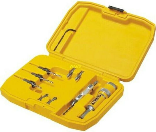 DEWALT Set 12 cu sistem de adaptare Burghie pentru Lemn