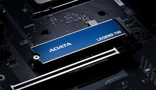 Adata Legend 750 SSD 1TB τύπου M.2 με σύνδεση PCI Express 3.0 και Ψύκτρα ALEG-750-1TCS