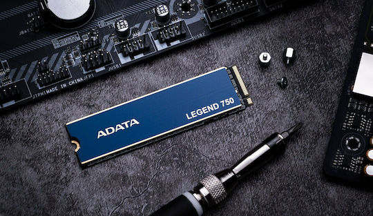Adata Legend 750 SSD 1TB τύπου M.2 με σύνδεση PCI Express 3.0 και Ψύκτρα ALEG-750-1TCS