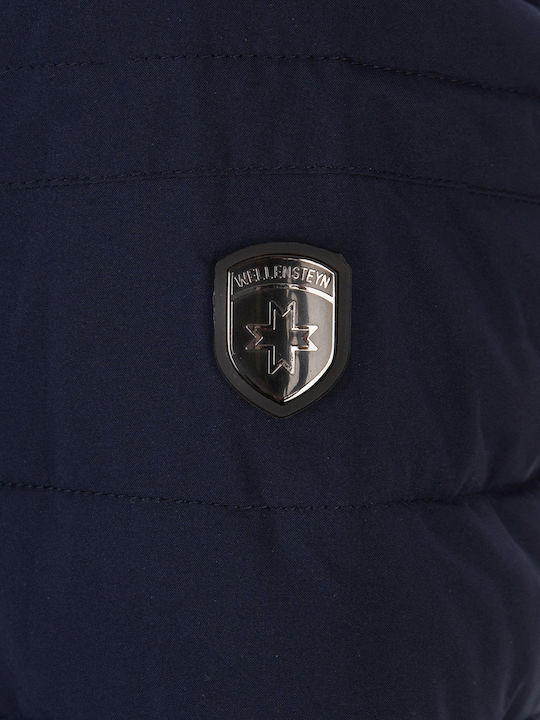Molecule Χειμωνιάτικο Μπουφάν Puffer Navy Μπλε