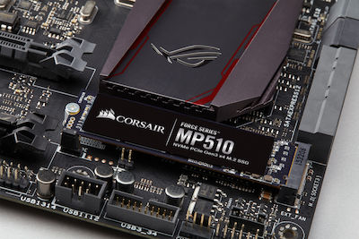 Corsair Force MP510 SSD 480GB τύπου M.2 με σύνδεση PCI Express 3.0 CSSD-F480GBMP510
