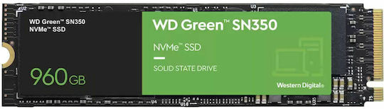 Western Digital Green SN350 SSD 960GB τύπου M.2 με σύνδεση PCI Express 4.0 WDS960G2G0C