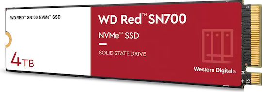 Western Digital Red SN700 SSD 4TB M.2 NVMe PCI Express 3.0