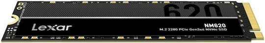 Lexar NM620 SSD 256GB τύπου M.2 με σύνδεση PCI Express 3.0 LNM620X256G-RNNNG
