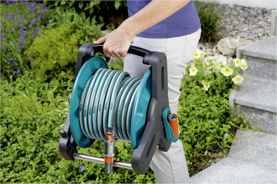 Gardena Classic Garden Hose Reel for Hose up to 50m with Rewind Handle