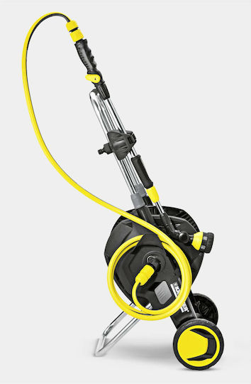 Karcher HT 4.520 Τροχήλατη Ανέμη Ποτίσματος με Λάστιχο 20m με Χερούλι Μαζέματος