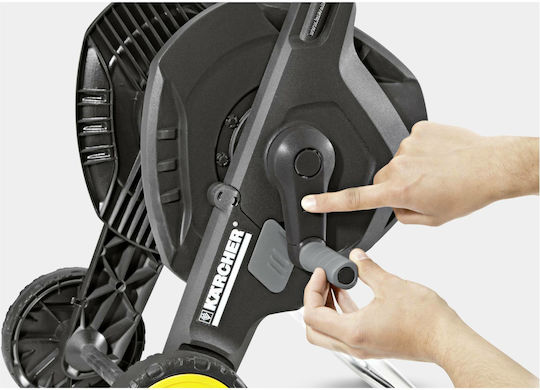 Karcher HT 4.520 Τροχήλατη Ανέμη Ποτίσματος με Λάστιχο 20m με Χερούλι Μαζέματος