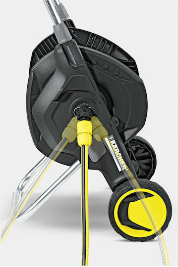 Karcher HT4500 Wheeled Garden Hose Box for Hose up to 50m with Rewind Handle