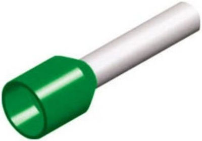 Adeleq Terminale electrice Ferulă de sârmă cu izolație 6mm² Verde (12-5556)