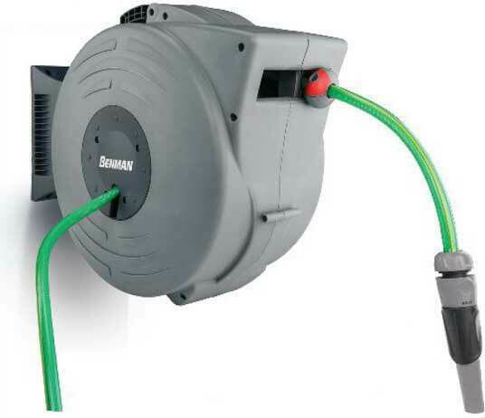 Benman Automatic Wall Mounted Garden Hose Box with Hose 20m