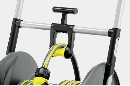 Karcher ΗΤ 80 Τροχήλατη Ανέμη Ποτίσματος με Λάστιχο 20m με Χερούλι Μαζέματος