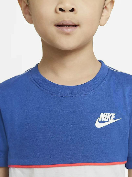 Παιδικό Σετ με Σορτς Καλοκαιρινό 2τμχ Μπλε Sportswear