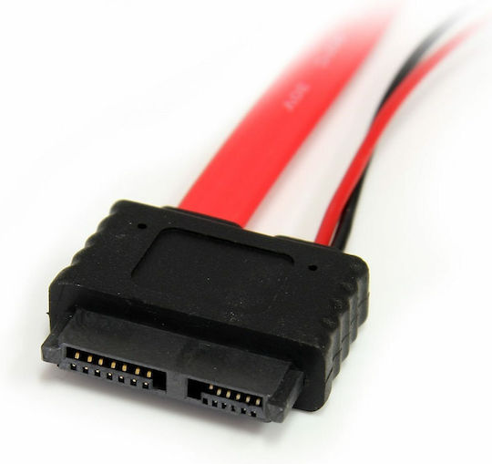 StarTech 7-Pin SATA III - 13-Pin SATA III Cable 50cm Κόκκινο (SLSATAF20)