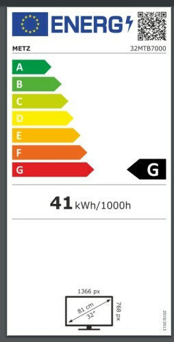Metz Smart Τηλεόραση 32" HD Ready LED 32MTB7000 (2020)