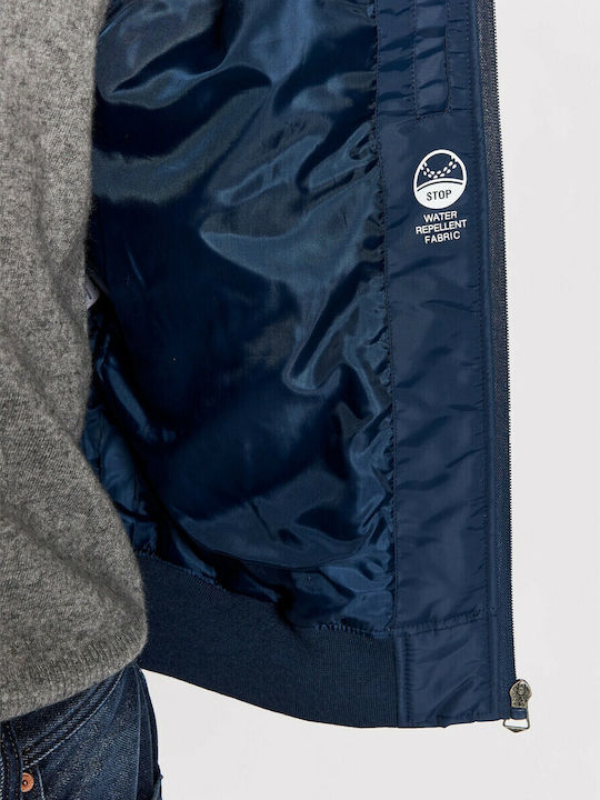 Theodore Jacket Bomber Scout Blue