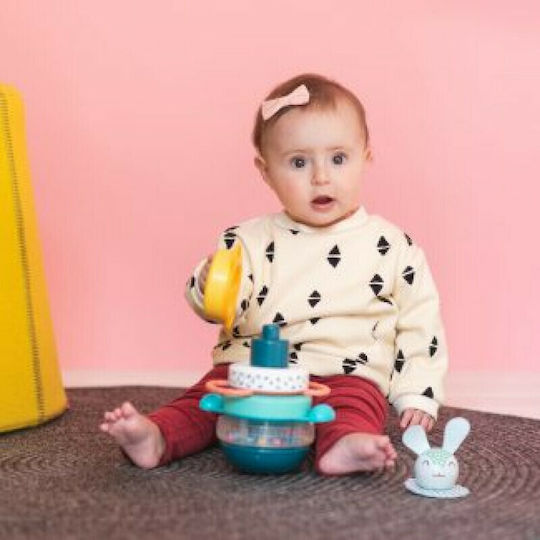 Taf Toys Παιχνίδι Στοίβαξης Hunny Bunny Stacker για 9+ Μηνών