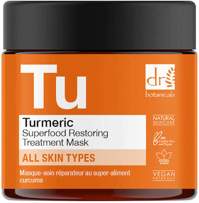 Dr Botanicals Turmeric Superfood Restoring Treatment Face Restoring Mask 60ml