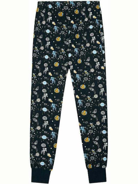 Name It Παιδική Πιτζάμα Χειμωνιάτικη Βαμβακερή Navy Μπλε