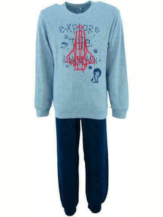 Dreams by Joyce Set Top & Bottom Kids Winter Pyjamas Gray