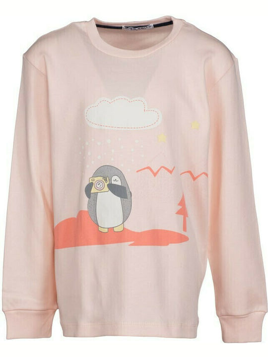 Evita Kinder Schlafanzug Winterlich Rosa