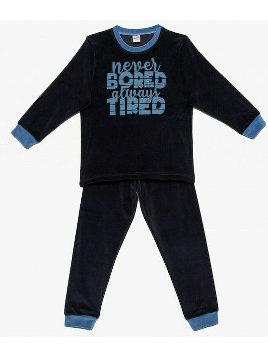 Minerva Kinder-Pyjama Marineblau