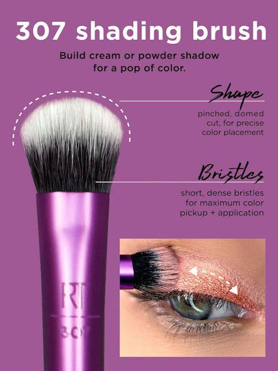 Real Techniques Set with Makeup Brushes made of Synthetic Hair Everyday Eye Essentials 8pcs