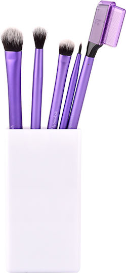 Real Techniques Professional Set with Makeup Brushes made of Synthetic Hair Enhanced Eye 5pcs