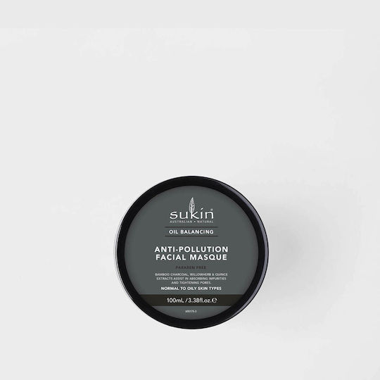 Sukin Naturals Oil Balancing Anti-Pollution Facial Masque Μάσκα Προσώπου 100ml