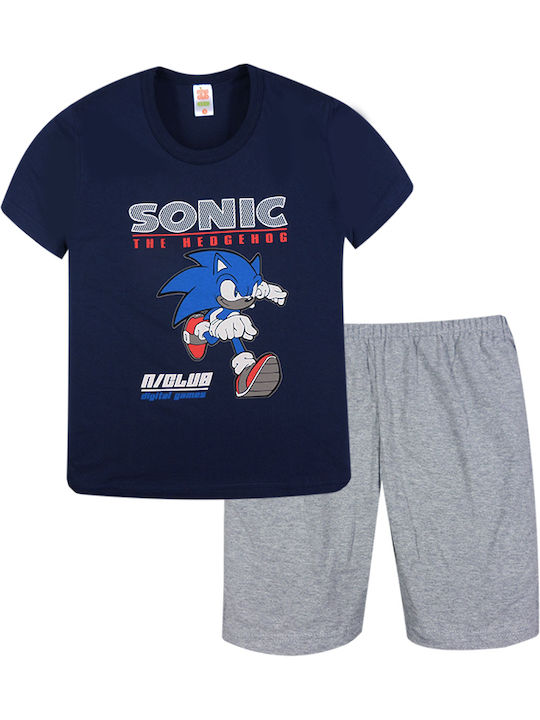 Nina Club Παιδική Πιτζάμα Καλοκαιρινή Sonic