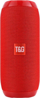 T&G TG-117 Ηχείο Bluetooth 5W με Ραδιόφωνο και Διάρκεια Μπαταρίας έως 4 ώρες Κόκκινο