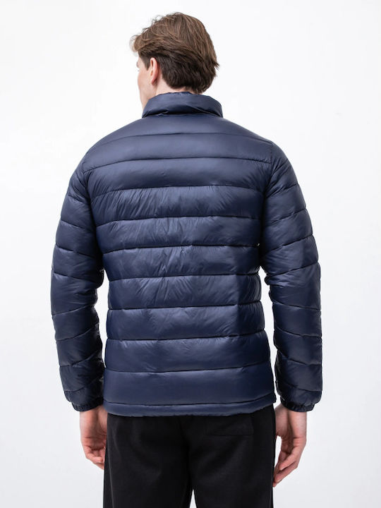 Jack & Jones Geci Puffer Albastru Marin Blazer