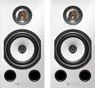 Triangle Esprit Titus Ez Pair of Hi-Fi Speakers Bookself 60W 2 No of Drivers W16.8xD30.5xH30.5cm. Black