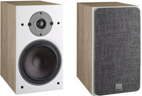 Dali Oberon 3 Ζεύγος Ηχείων Hi-Fi Βιβλιοθήκης 150W 2 Δρόμων Π20xΒ31.5xΥ35εκ. Βελανιδιά / Λευκό