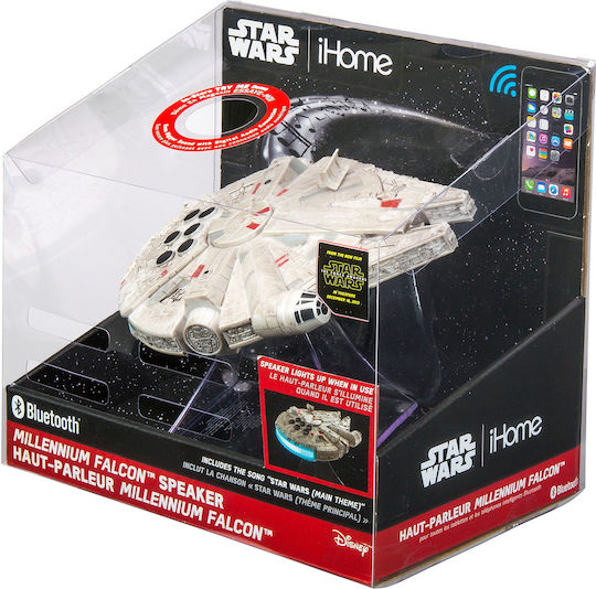 eKids Star Wars Bluetooth Speaker 3W with Battery Life up to 8 hours Millennium Falcom