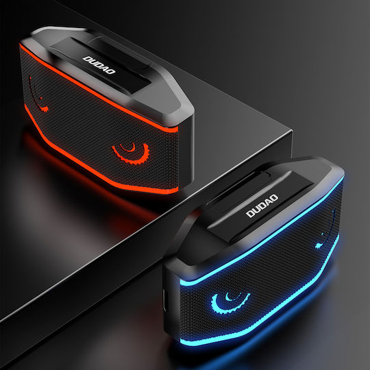 Dudao Y10XS Impermeabil Boxă Bluetooth 5W cu Durată de Baterie până la 8 ore Negru