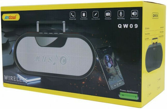 Andowl Q-W09 Boxă Bluetooth 10W cu Radio și Durată de Baterie până la 6 ore Negru