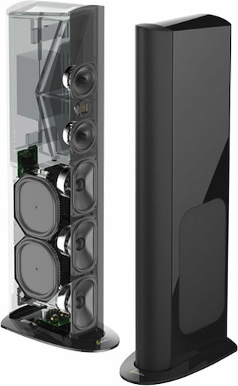 GoldenEar Triton Reference Paar Hi-Fi Lautsprecher Boden 750W 3 Anzahl von Fahrern B23.36xT47.6xH147.27cm. Schwarz
