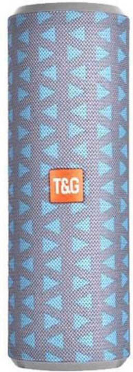 T&G TG-126 Bluetooth Speaker 10W with Radio and Battery Life up to 6 hours Grey/Blue